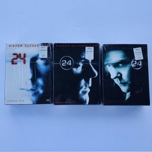 Nwt 24 DVD seasons 1, 2,and 3